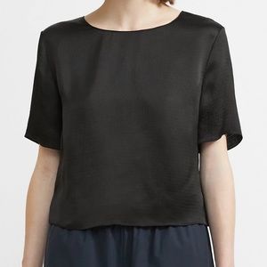 Theory Hammered Viscose Top